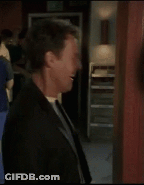 Guy Employee Banging Head Against Wall GIF