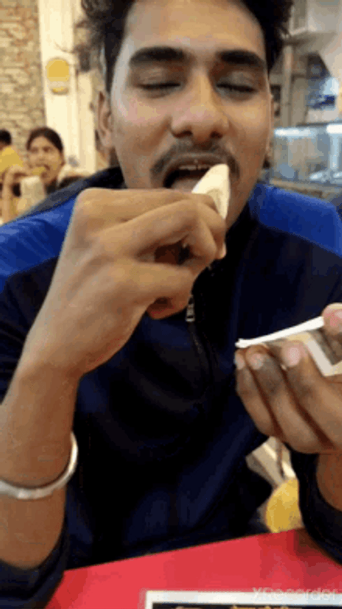Guy Enjoy Sucking Popsicle Ice Cream GIF