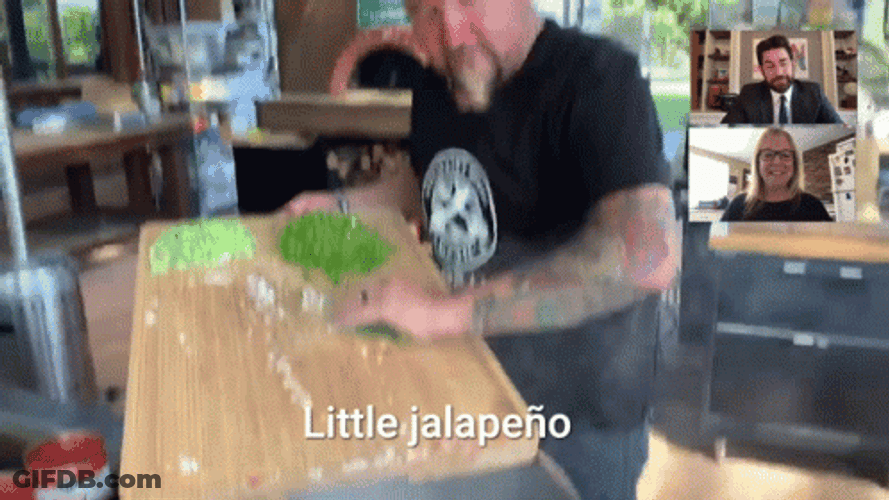Guy Fieri And The Little Jalapeno GIF