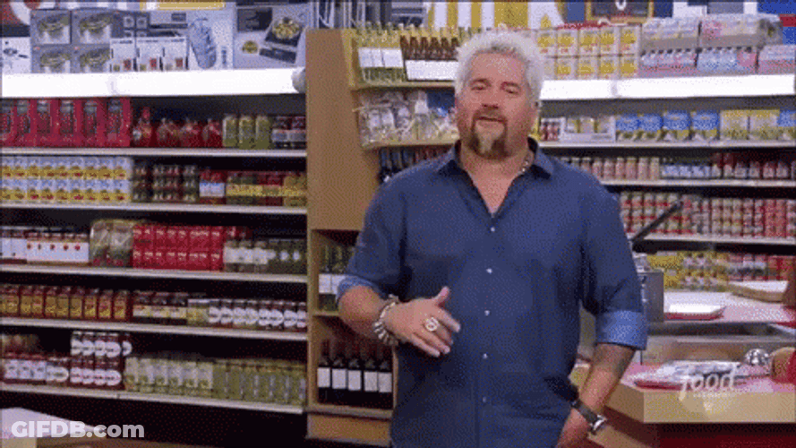 Guy Fieri In Grocery Store GIF