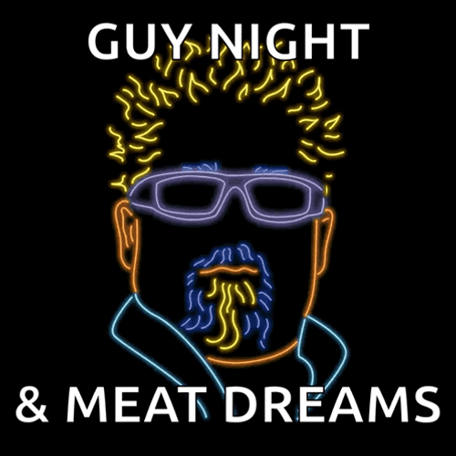 Guy Fieri Meat Dreams Neon GIF