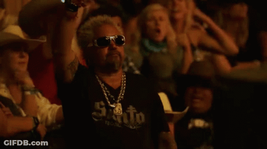 Guy Fieri Raising Cup GIF