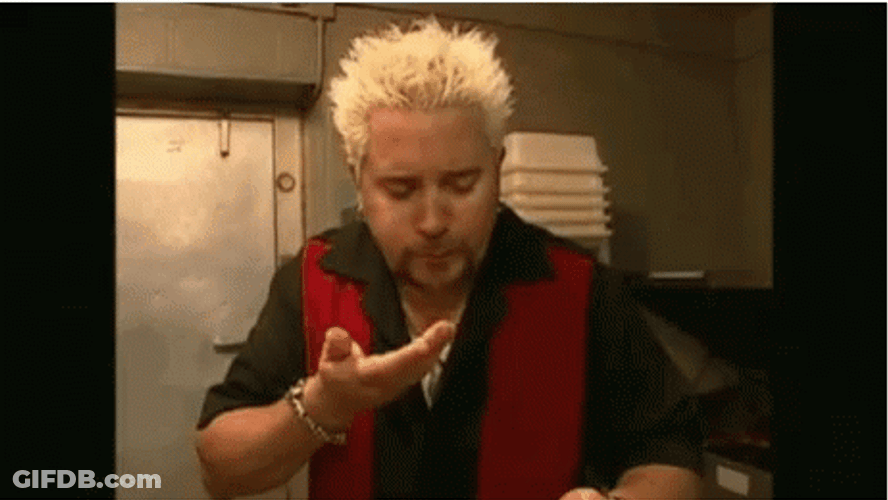 Guy Fieri Spitting The Food GIF
