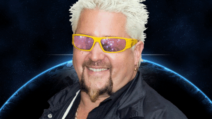 Guy Fiery  Galaxy Sunglasses GIF