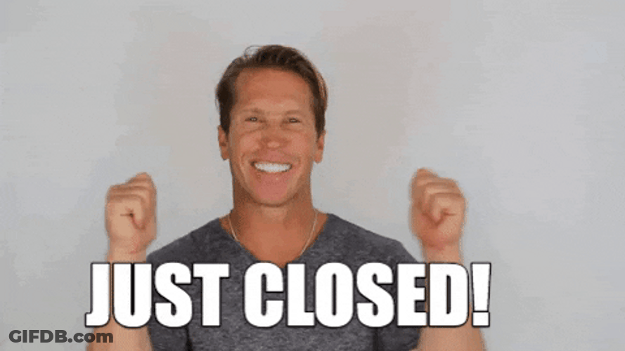 Guy Finally Closed A Sale GIF