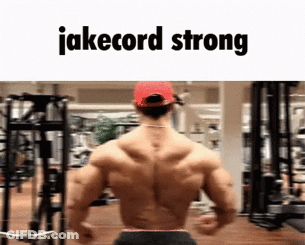 Guy Flexing In A Gym Strong Back GIF