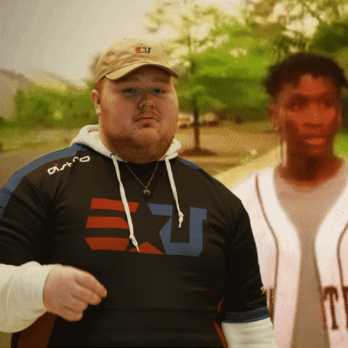 Guy Friend Peace And Disappear GIF