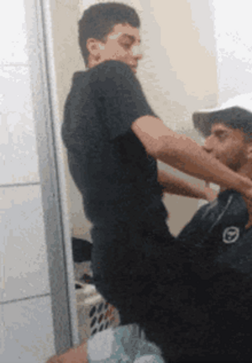 Guy Funny Lap Dance Head Smack GIF