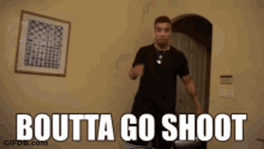 Guy Funny Shooting Hand Gestures GIF