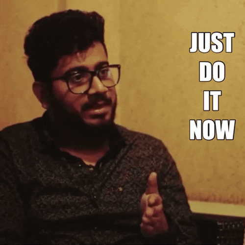 Guy Give Advice Just Do It Now GIF