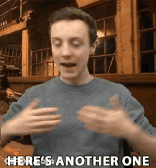 Guy Giving Here's Another One GIF