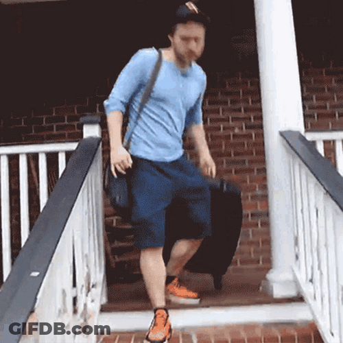Guy Going On A Travel GIF