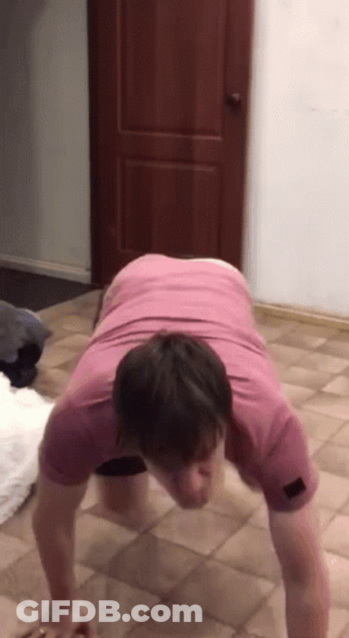 Guy Gorilla Crawling GIF
