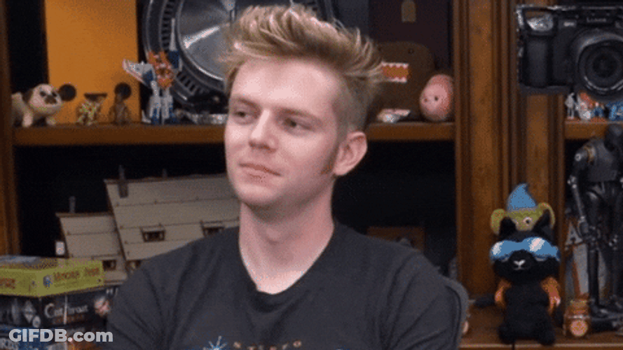 Guy Got Them Eek Reaction GIF