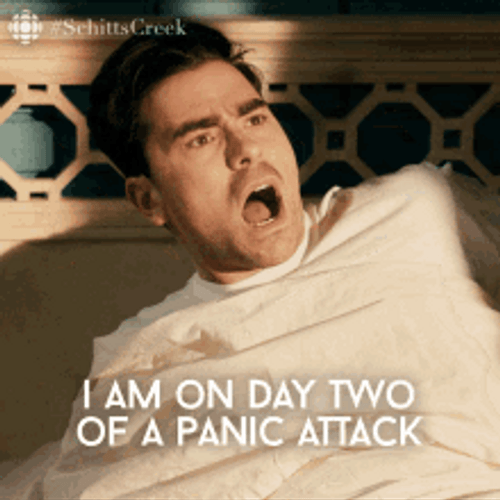 Guy Having Consecutive Anxiety Attack GIF