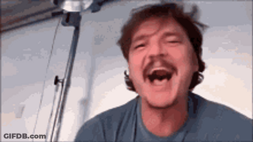Guy Hysterically Laughing And Crying GIF