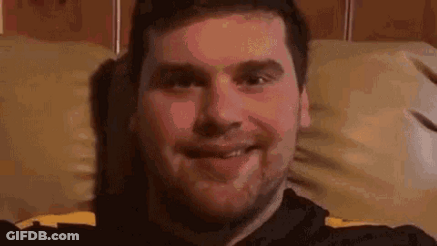 Guy In Bed Blank Stare GIF