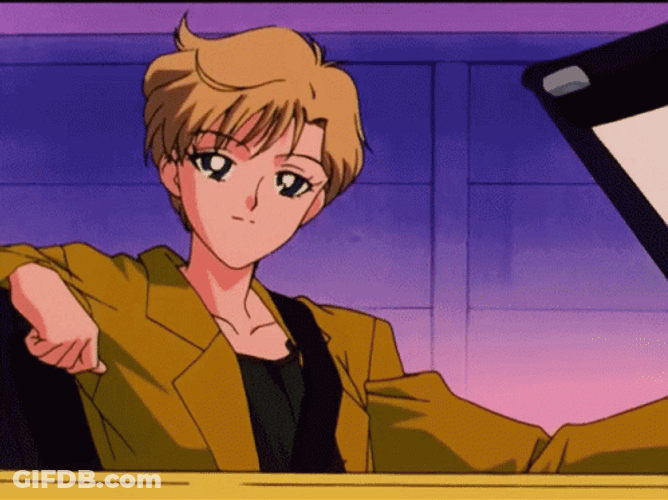 Guy In Car Winking Anime GIF