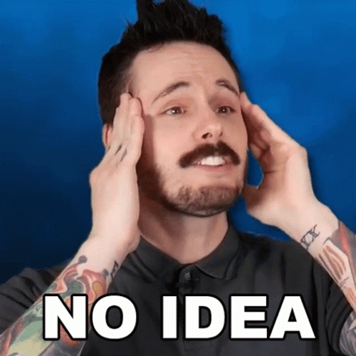 Guy In Panic Have No Idea GIF