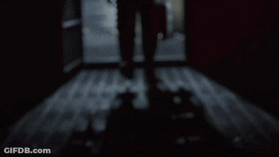 Guy In Suit Walking Night Vision GIF