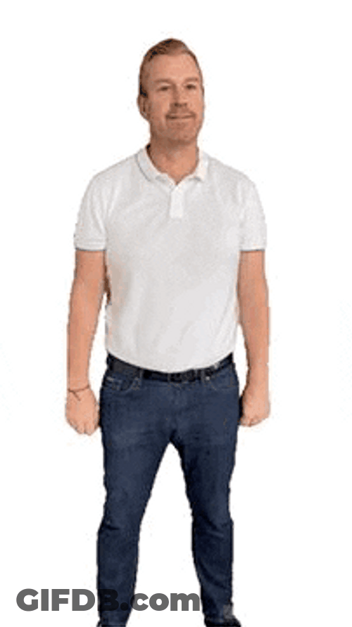 Guy In White Shirt Booo GIF