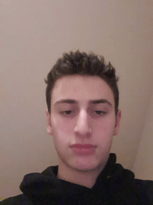 Guy Intense Nodding Head GIF