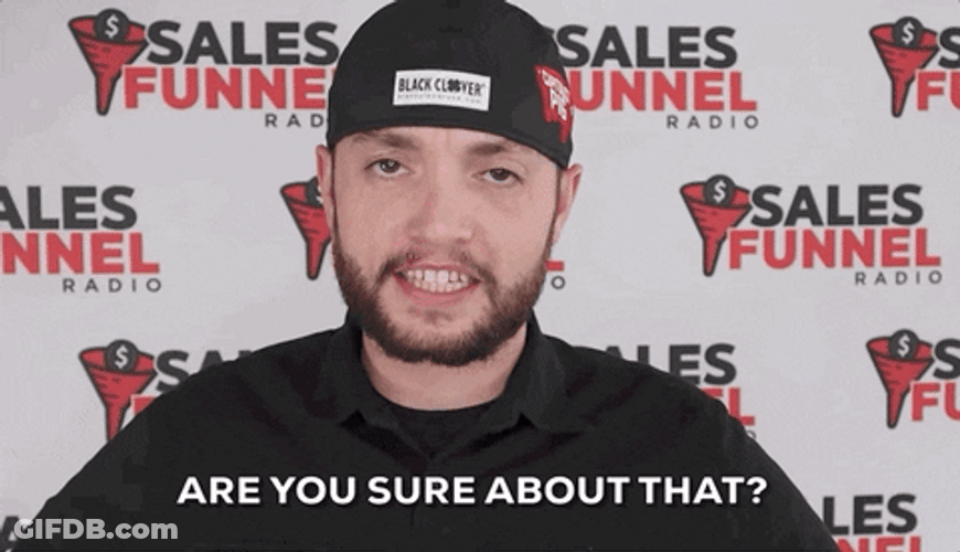 Guy Interview Are You Sure About That GIF