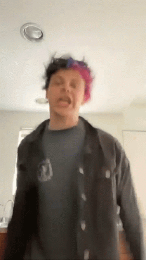 Guy Jumping Up And Down Hilariously GIF