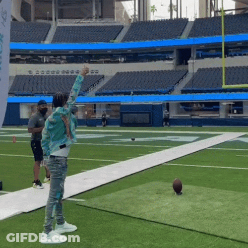 Guy Kickoff The Football GIF