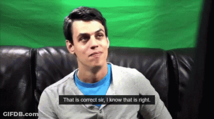 Guy Knows His Right That Is Correct GIF