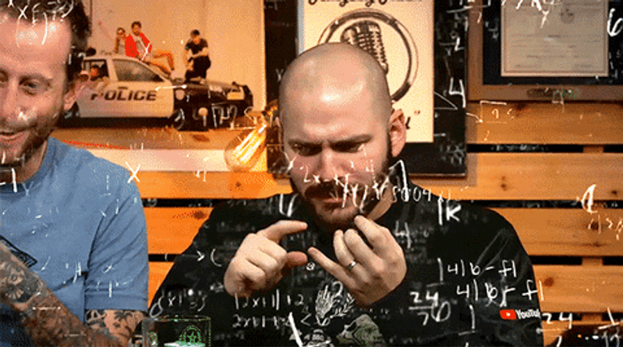 Guy Laughing Counting Numbers GIF