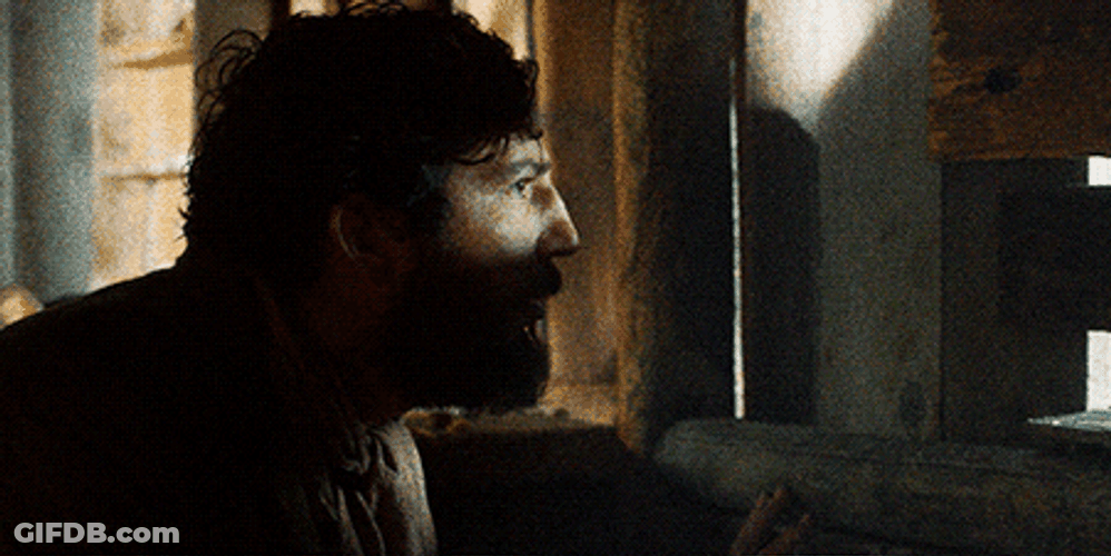 Guy Looking From The Window GIF