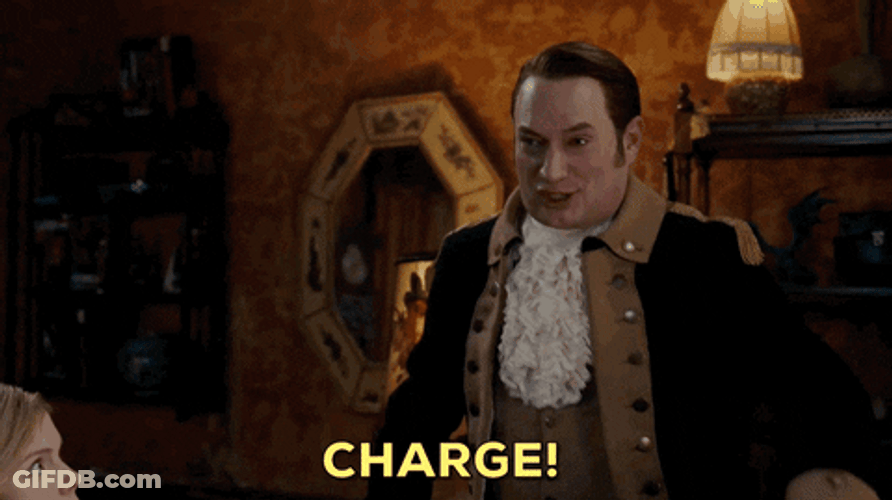 Guy Loudly Shouted Charge GIF