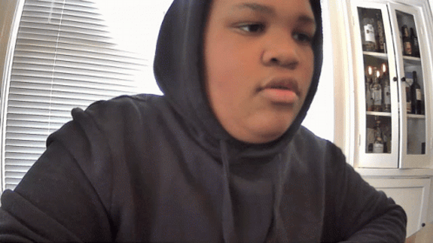 Guy Punching Webcam GIF
