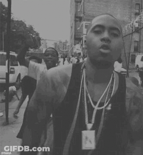 Guy Rapping Shots Fired GIF