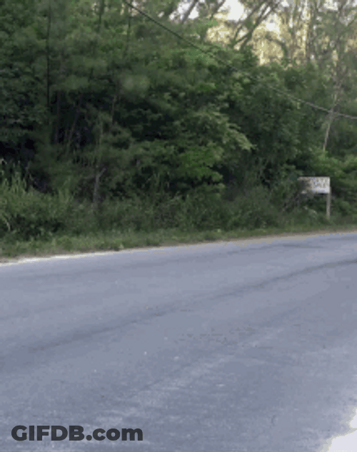 Guy Running Away A Ton Miles GIF