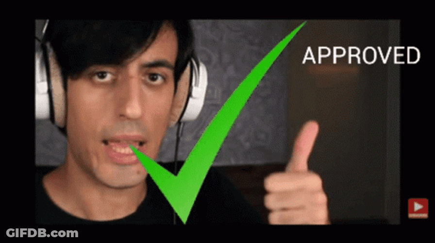 Guy Say Approved GIF