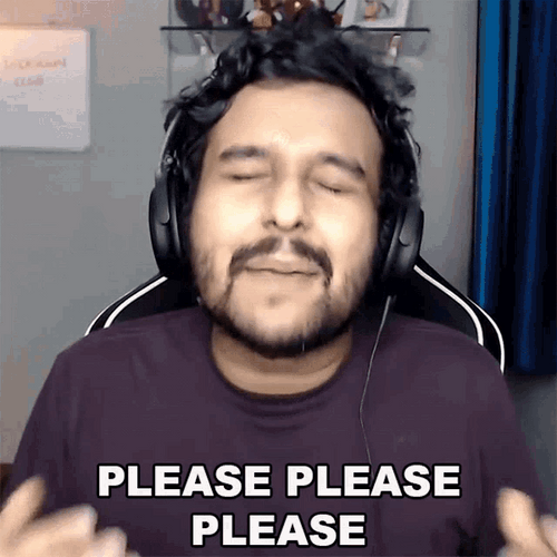 Guy Saying Please Please Please GIF