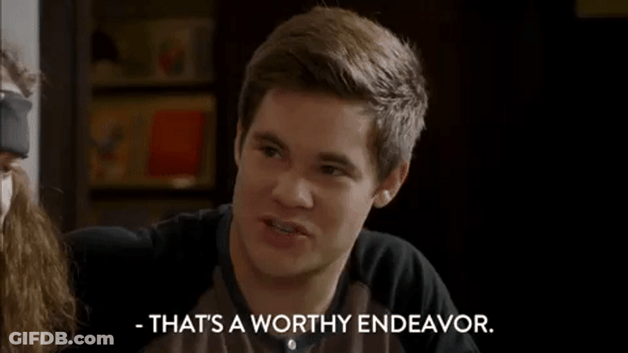 Guy Saying That's A Worthy Endeavor GIF