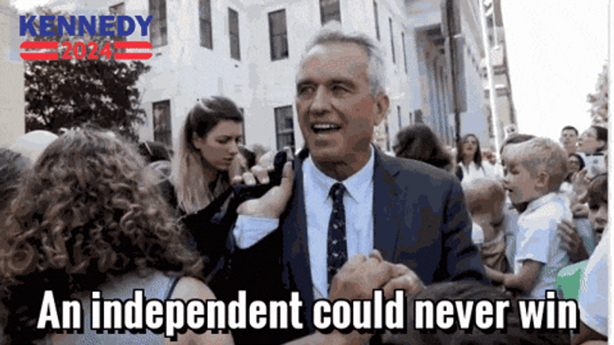 Guy Says Independent Could Never Win GIF