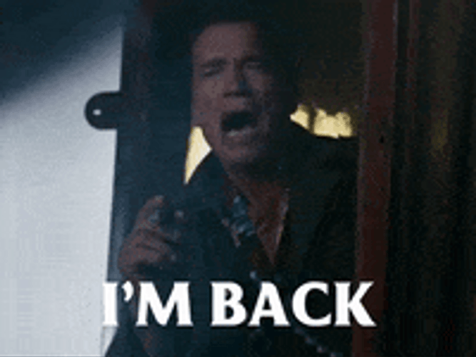 Guy Shouting I'm Back GIF