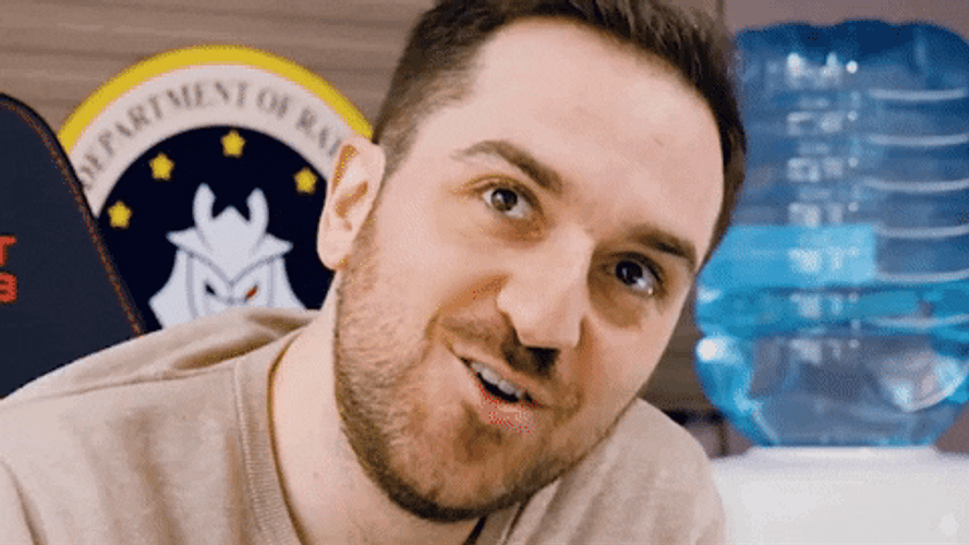 Guy Silence Laugh GIF