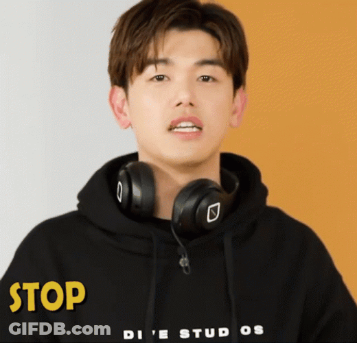 Guy Stop Welling At Me GIF