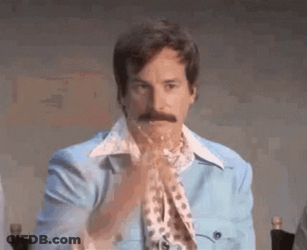 Guy Throwing Face Glitter GIF