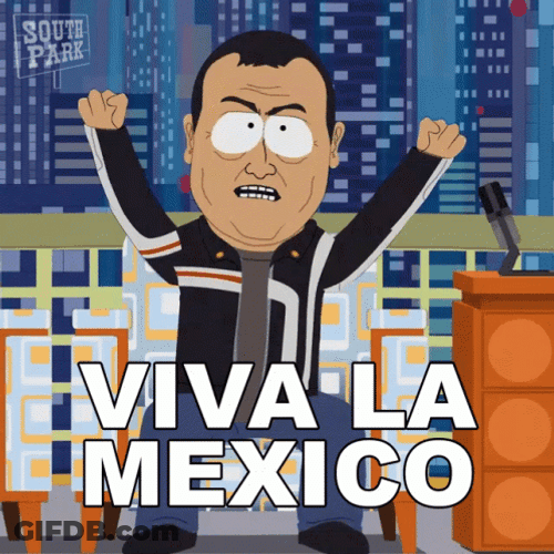 Guy Viva La Mexico GIF