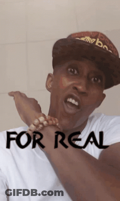 Guy With Cap For Real GIF