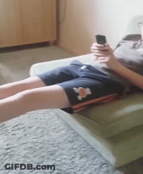 Guy With Long Legs GIF