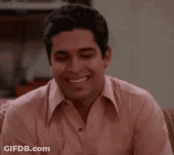 Guy With Uncontrolled Emotions Crying Laughing GIF