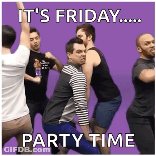 Guys Dancing Its Friday GIF