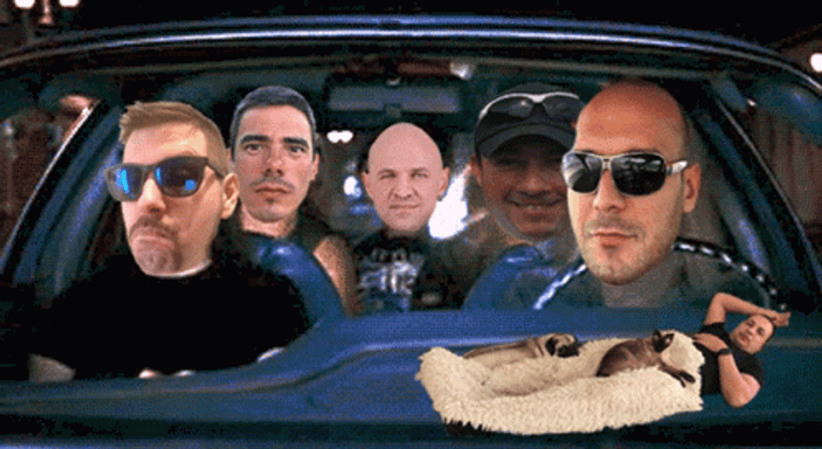 Guys Having A Road Trip Meme GIF